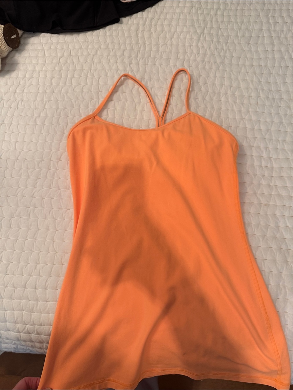 lululemon athletica Orange Strappy Tank Top